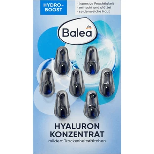 Balea Concentrated serum with hyaluronan-capsules, 7 pcs