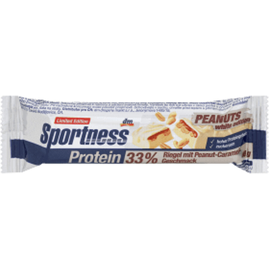 Buy Sportness Protein bar 33%, peanut and caramel flavour, 40 g Sportness Protein bar 33%, peanut and caramel flavour, 40 g
