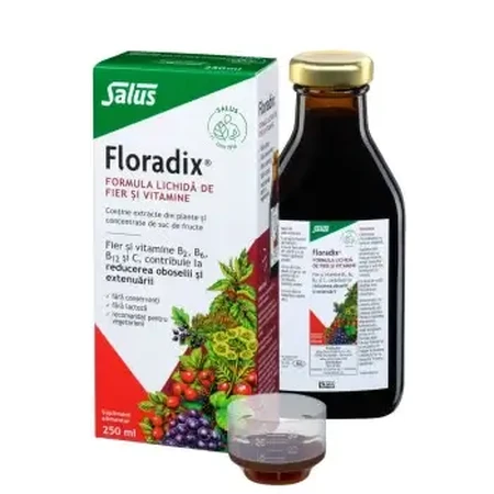Floradix® liquid iron and vitamin formula, 250 ml, Salus