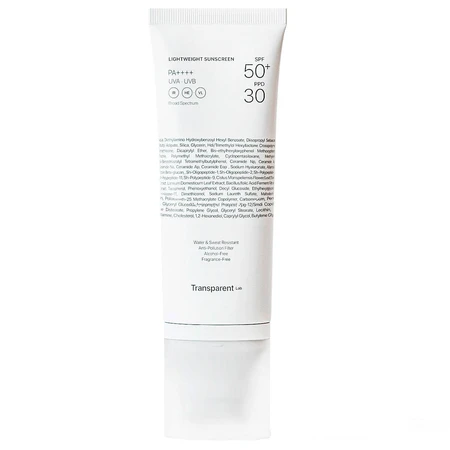 Face cream with SPF50+ waterproof, 100 ml, Transparent Lab