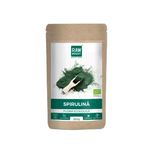 Espirulina en polvo BIO, 250 g, Rawboost