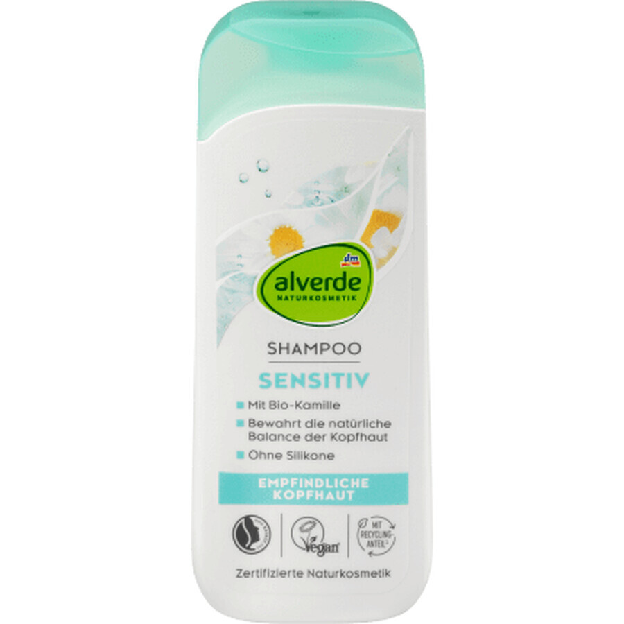 Shop Alverde Naturkosmetik Shampoo für empfindliche Kopfhaut mit Kamille, 200 ml Alverde Naturkosmetik Shampoo für empfindliche Kopfhaut mit Kamille, 200 ml