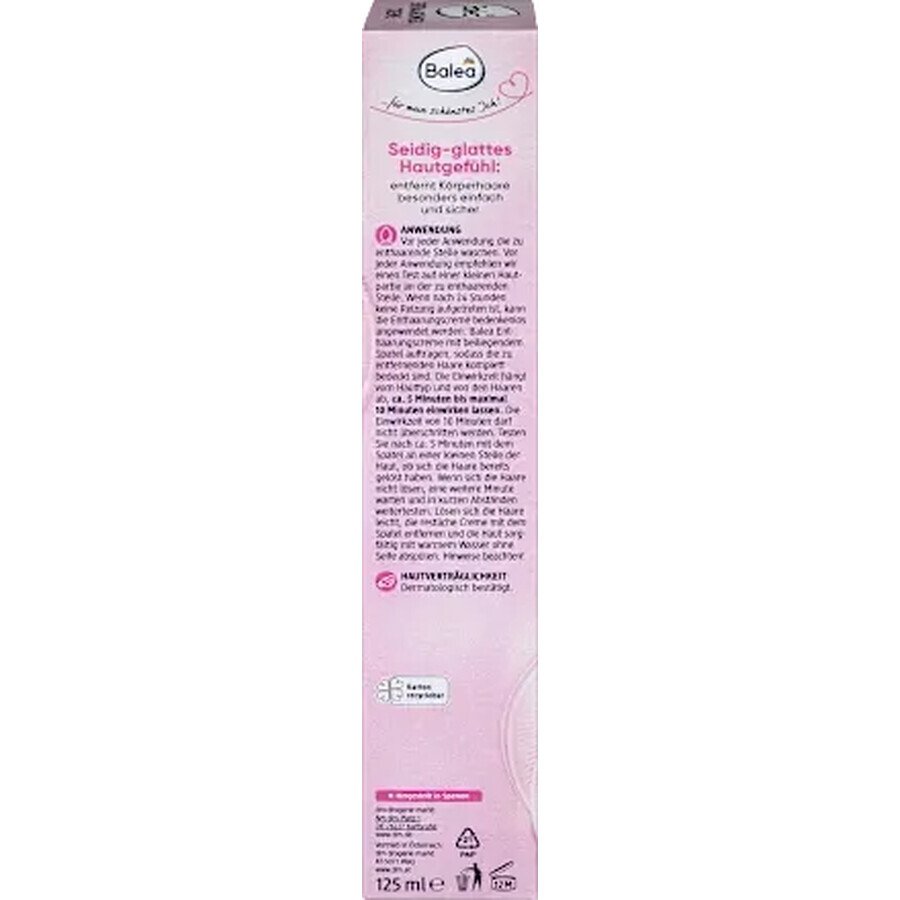 Balea Cremă depilatoare, 125 ml