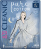 Cleanic Savons de nuit en coton pur, 8 pi&#232;ces