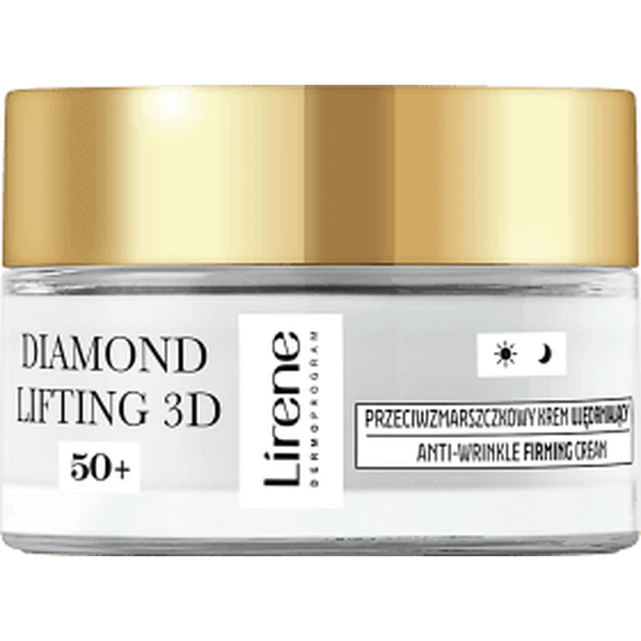 Lirene Crema Antiarrugas Reafirmante Día y Noche 50+ 50ml