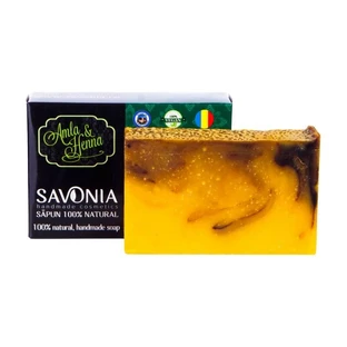 Champú Natural Sólido de Amla y Henna, 90g, Savonia