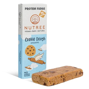 Protein bar raw vegan Protein Fudge, Cookie Dough, 60 g, Nutree