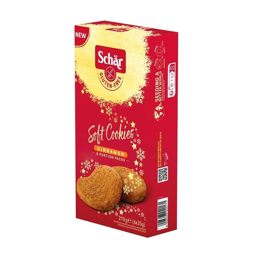 Winkel op Soft Cake glutenvrije Kaneelkoekjes Soft Cake, 210 g, Schar Soft Cake glutenvrije Kaneelkoekjes Soft Cake, 210 g, Schar