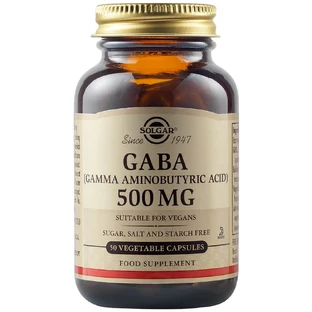 Gaba 500 mg, 50 Kapseln, Solgar