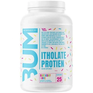 Birthday Cake Cbum Series Aislado de proteína de suero de leche en polvo con sabor a tarta de cumpleaños, 820 g, Raw Nutrition