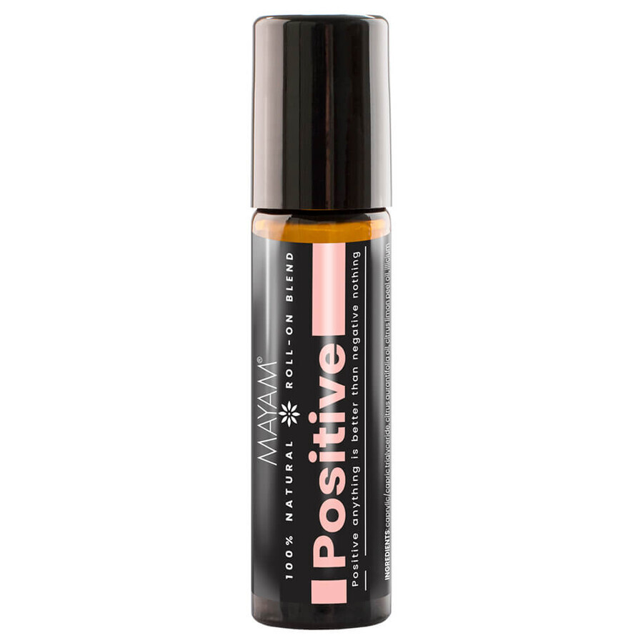 Roll-on con aceites esenciales Positive, 10 ml, Mayam