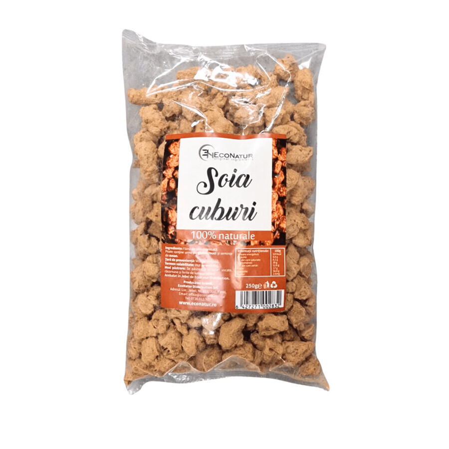 Cumpără Soia cuburi, 250 g, Econatur Soia cuburi, 250 g, Econatur