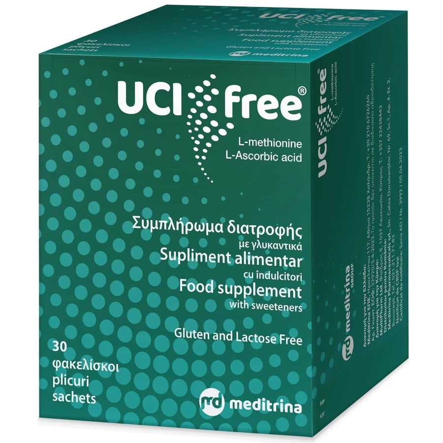 UCI Free, 30 sachets, Meditrina Pharmaceuticals