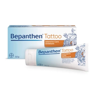 Bepanthen Pomada para el cuidado de tatuajes, 50 g, Bayer