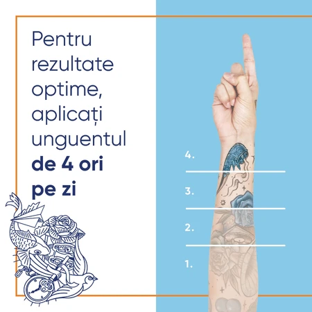Bepanthen Pomada para el cuidado de tatuajes, 50 g, Bayer