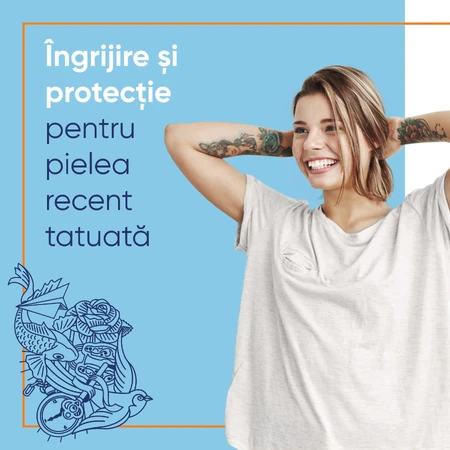 Bepanthen Pomada para el cuidado de tatuajes, 50 g, Bayer
