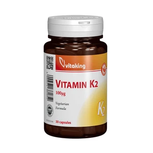 Vitamina K2 natural, 100μg, 30 cápsulas vegetales, VitaKing