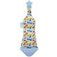 Babystropdas met bijtring, blauw, BabyJem