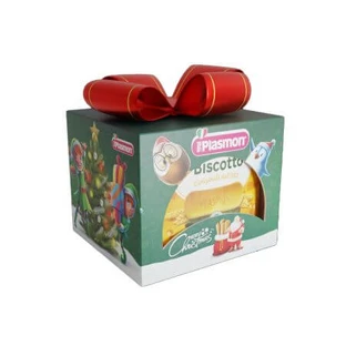 Paquete especial con galletas navideñas Brad, 300 g, Plasmon