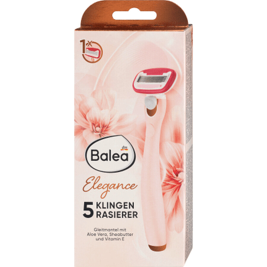 Buy Balea Elegance razor 5 blades, 1 piece Balea Elegance razor 5 blades, 1 piece