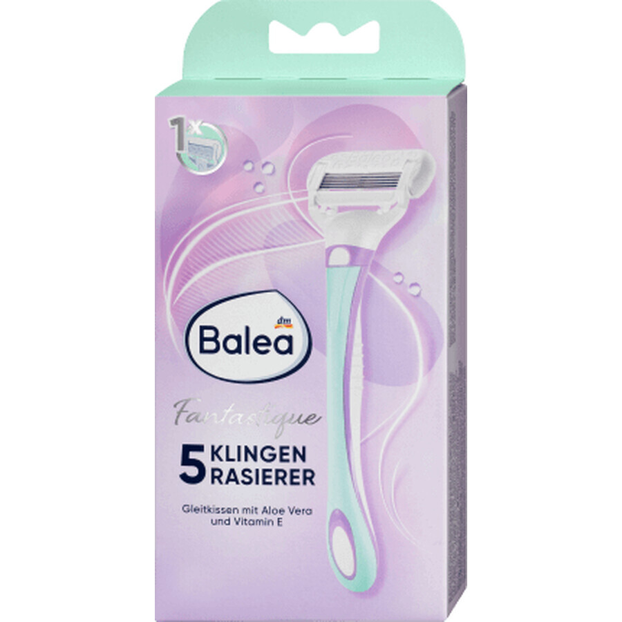 Shop Balea Fantastique Rasierapparat mit 5 Klingen, 1 Stück Balea Fantastique Rasierapparat mit 5 Klingen, 1 Stück
