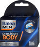 Balea MEN Precision BODY blade refills, 4 pcs