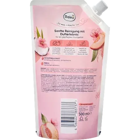 Balea Reserve Perzik vloeibare zeep 500 ml