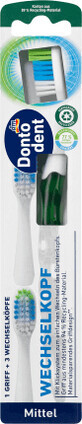 Dontodent Toothbrush with replaceable head, 1 pc