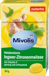 Mivolis Gember en citroen keelsnoepjes, 50 g, 18 stuks