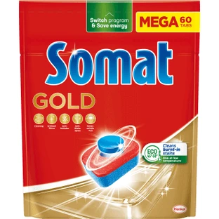 Somat Dishwasher Detergent, 60 pcs