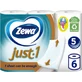 Zewa Toilet Tissue Just 1 5 ply, 6 stuks