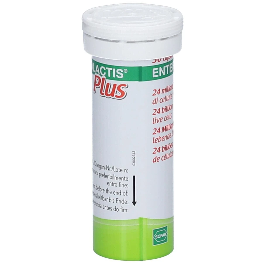 Enterolactis Plus, Packung 3 x 30 Kapseln, Sofar 