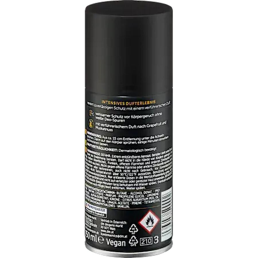 Balea MEN Deodorant spray GOLDEN INTENSE, 150 ml