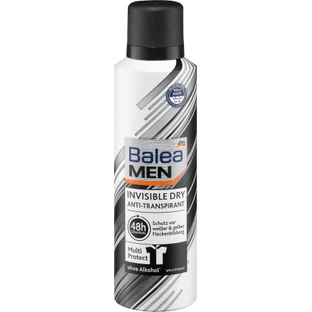 Balea MEN Desodorante en espray Invisible Dry, 200 ml