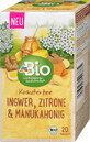 DmBio Manuaka gember en citroenthee, 40 g