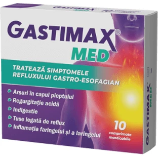 Gastimax Med, 10 Kautabletten, Fiterman Pharma
