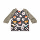 Bib with long sleeve and pocket, Animals, Coccorito