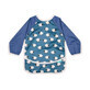 Long sleeve bib with pocket, Blue Eyes, Coccorito