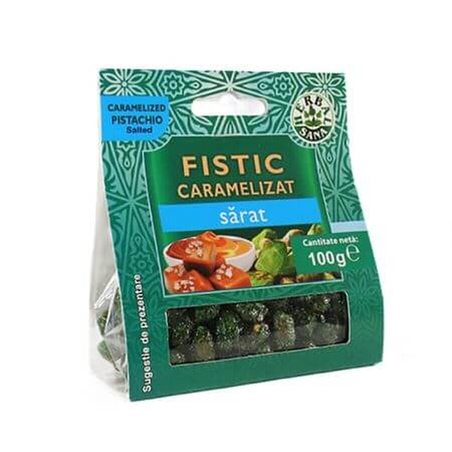 Cumpără Fistic caramelizat sarat, 100 g, Herbal Sana Fistic caramelizat sarat, 100 g, Herbal Sana