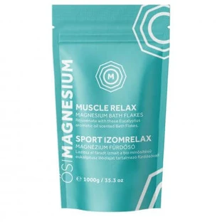 Badeflocken mit Magnesium und Eukalyptus, 1 kg, Osimagnesium