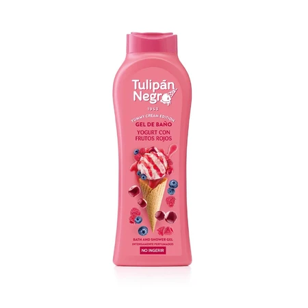 Joghurt-Duschgel mit roten Beeren, 650ml, Tulip
