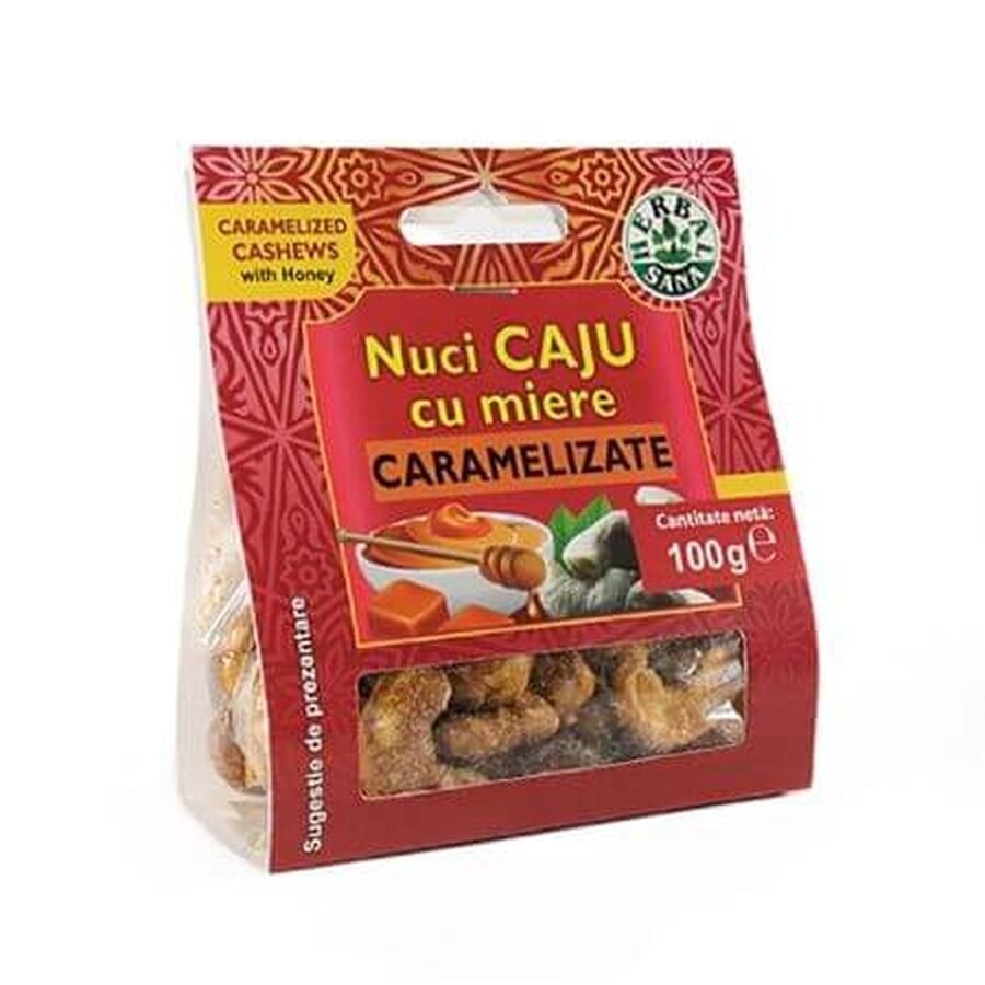 Buy Cashew nuts with caramelized honey, 100 g, Herbal Sana Cashew nuts with caramelized honey, 100 g, Herbal Sana
