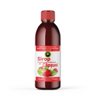 Strawberry syrup with sugar, 50 ml, Hypericum
