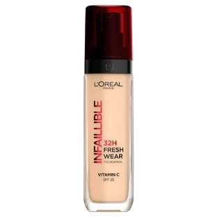 Infaillible 32H Fresh Wear 100 Fair-Light Transfer-Resistant Foundation, 30 ml, L'Oreal