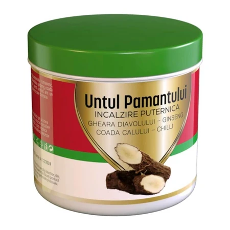 Untul Pământului powerful warming massage gel, 275 ml, Praemium