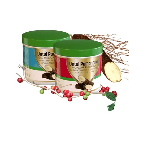 Untul Pământului powerful warming massage gel, 275 ml, Praemium