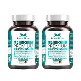 Boost4Life Magnesiumbisglycinaat Premium Pakket, 2 × 60 capsules