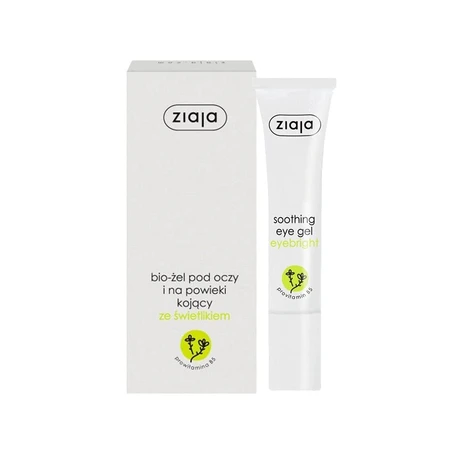 Gel apaisant pour le contour des yeux à l'extrait d'euphraise, 15 ml, Ziaja