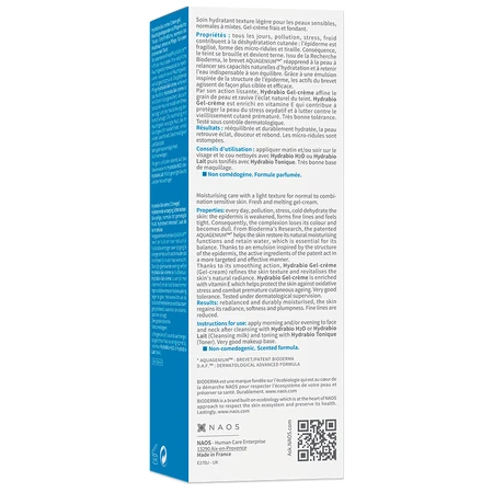 Bioderma Hydrabio Gel cream for normal or combination sensitive skin 40 ml