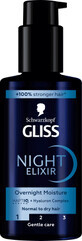 Schwarzkopf GLISS Elixir de nuit pour cheveux normaux et secs, 100 ml